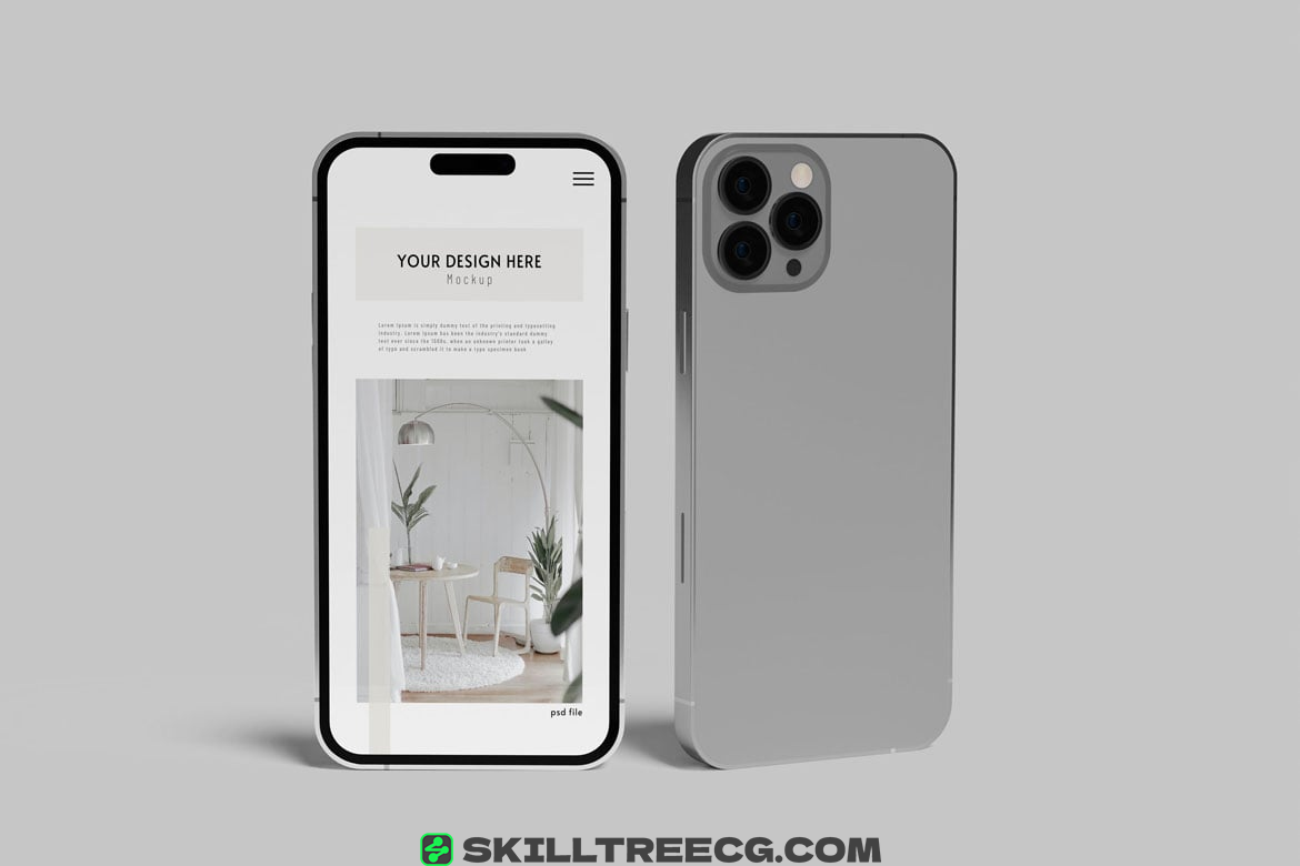 图片[4]-iPhone 14 Pro Max Mock-ups（538232）-技能树